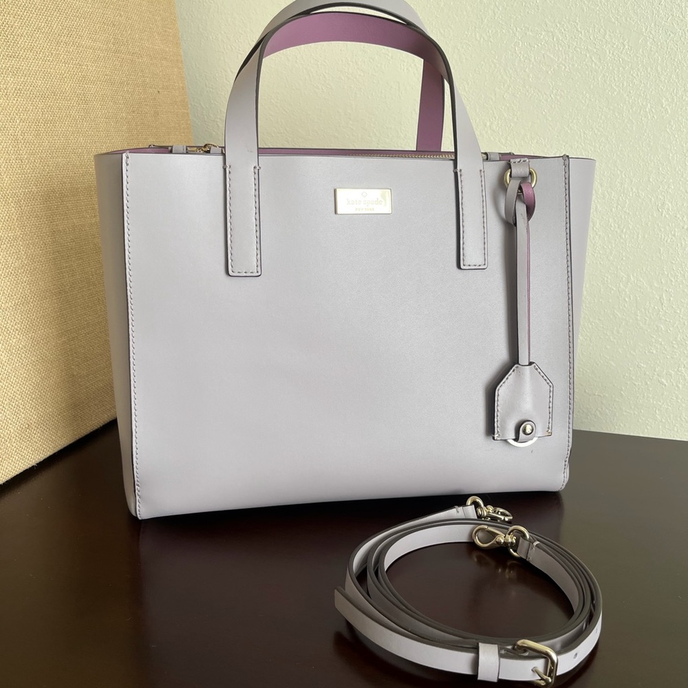 Kate Spade Lavender Purple Crossbody Purse 9.6hx15.6w… Gem